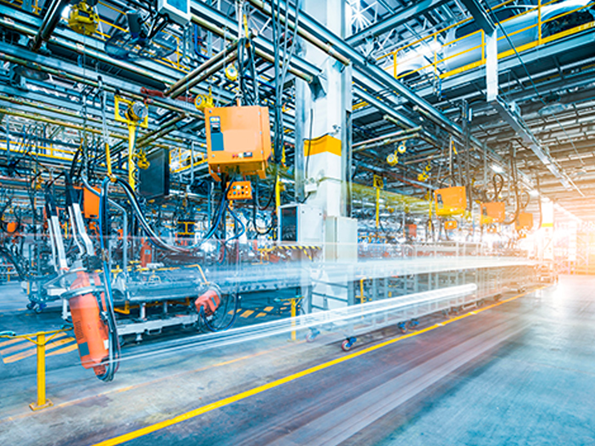Linha de Montagem Industrial