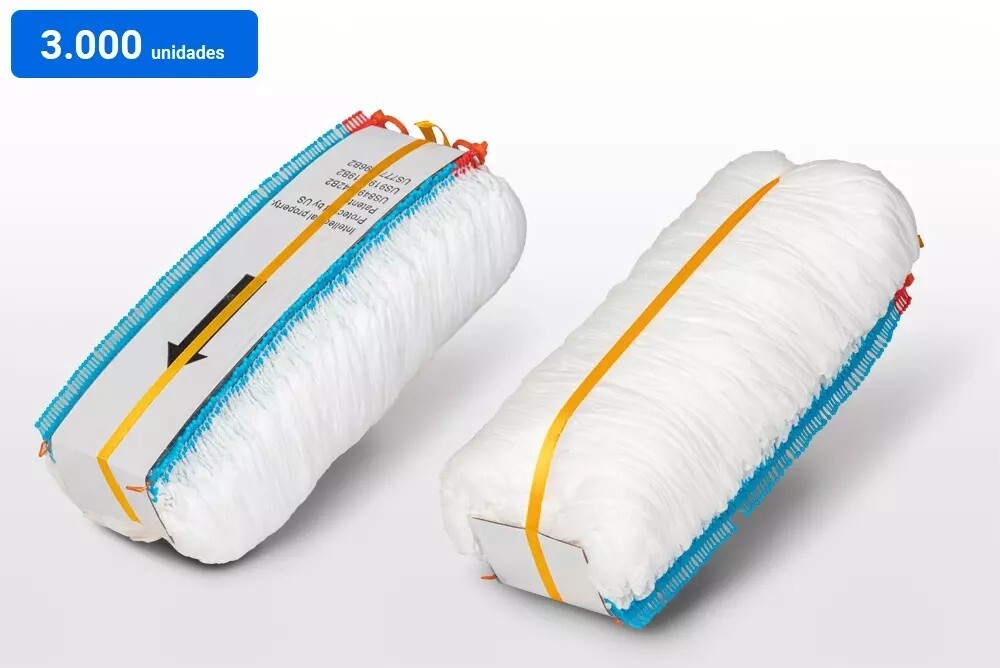 Refil Propé TNT na cor BRANCA para Aplicador Médio/Grande - Combo com 3.000 unidades